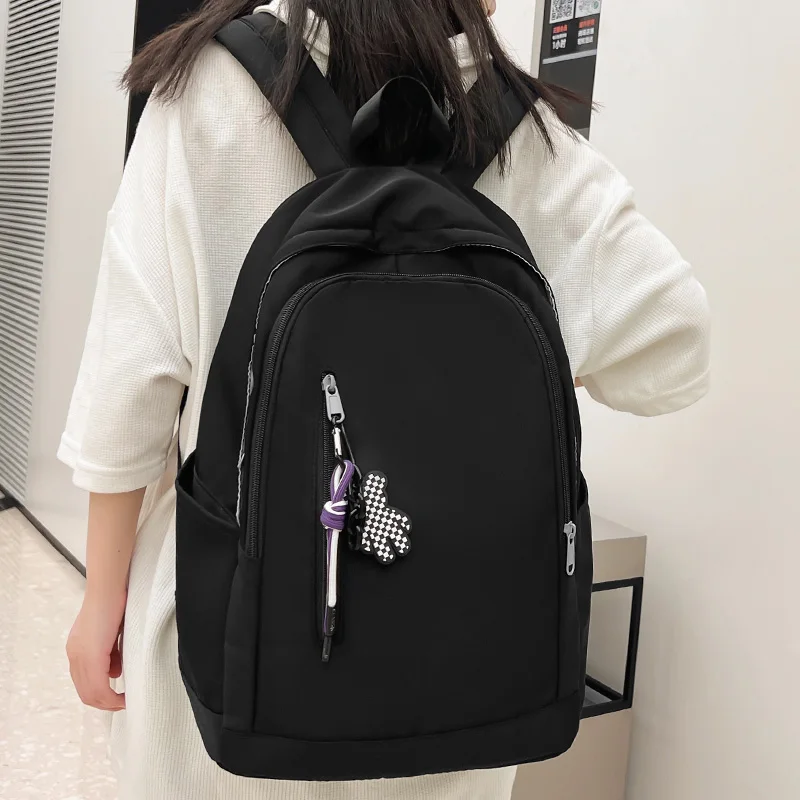 Girl Travel High Capacity School Bag Trendy Female College Backpack Cool Women Laptop Book Bag Fashion Lady Student Backpack New