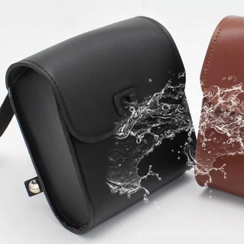 Fashion Mountain Bike Bag Vintage Waterproof Motorcycle Electric Scooter Bag Durable Large Capacity Bicycle Front Bag Scooter