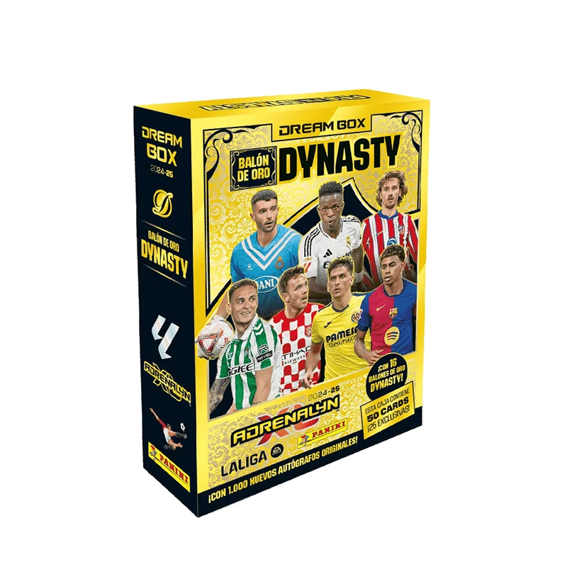 

2024-2025 Season Panini La Liga Golden Ball Dynasty Star Signature Card Football Star Unique Card Fan Collection Whole Box Gift