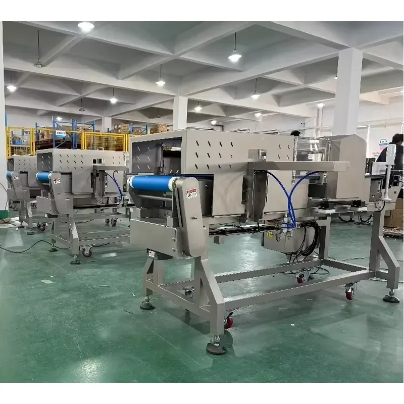 BRC Compliant High Sensitivity Conveyor Belt Metal Detector for Food Industry