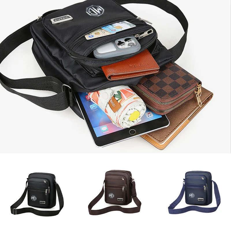 Car Men's Chest Bag Card Holder Coin Wallet Waist Pack Interior For Morris Garages MG 6 3 5 7 TF ZR ZS HS GS GT Hector RX5