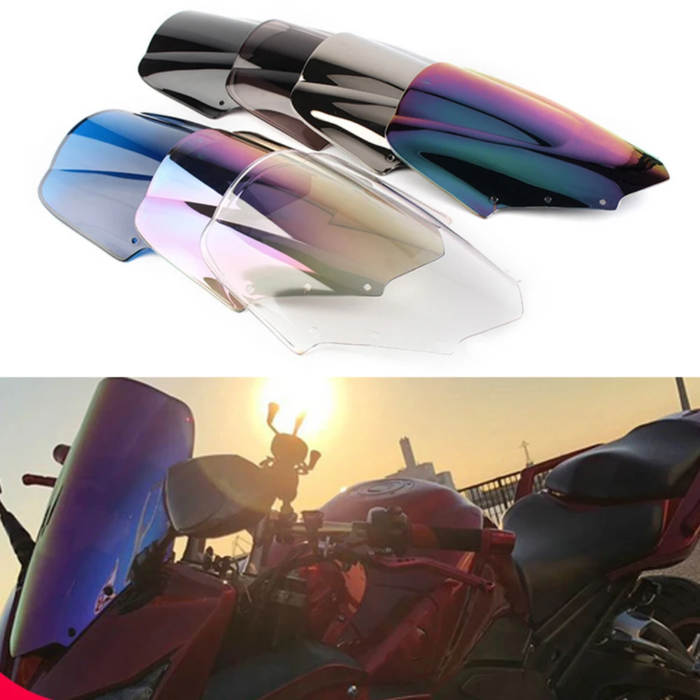 Motorcycle Accessories Windshield For Yamaha FZ1S FZ1 FZ-1 1000 S 2006-2011 Double Bubble WindScreen Fairing Deflector