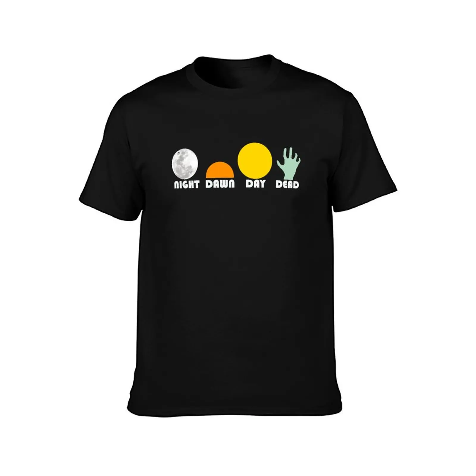 The Dead Trilogy 1968-1985 white print T-Shirt Utility Work Short Sleeve Top T-Shirt