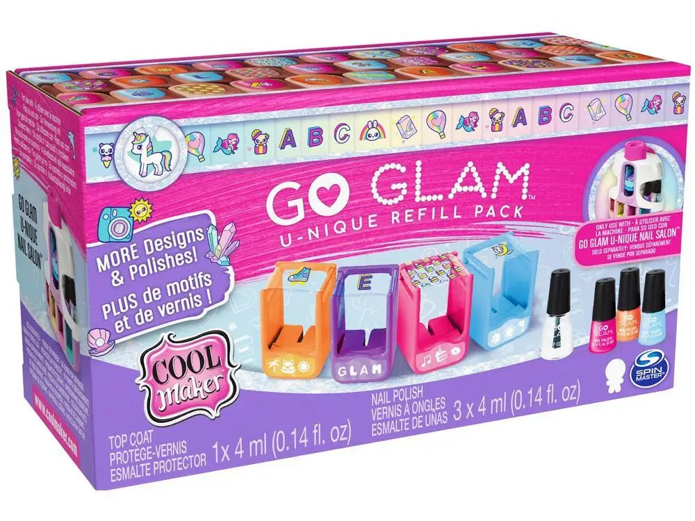 go-glam-u-nique-refill-pack-children's-manicure-kit