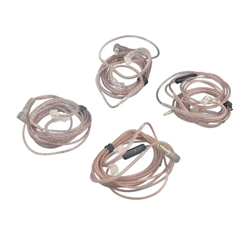 Twisted Cable Upgrade Oxygen-Free Copper 2Pin Cable In Ear Cable 2Pin Headphone Cord ZS10 Earphone Wire Earphones Cord