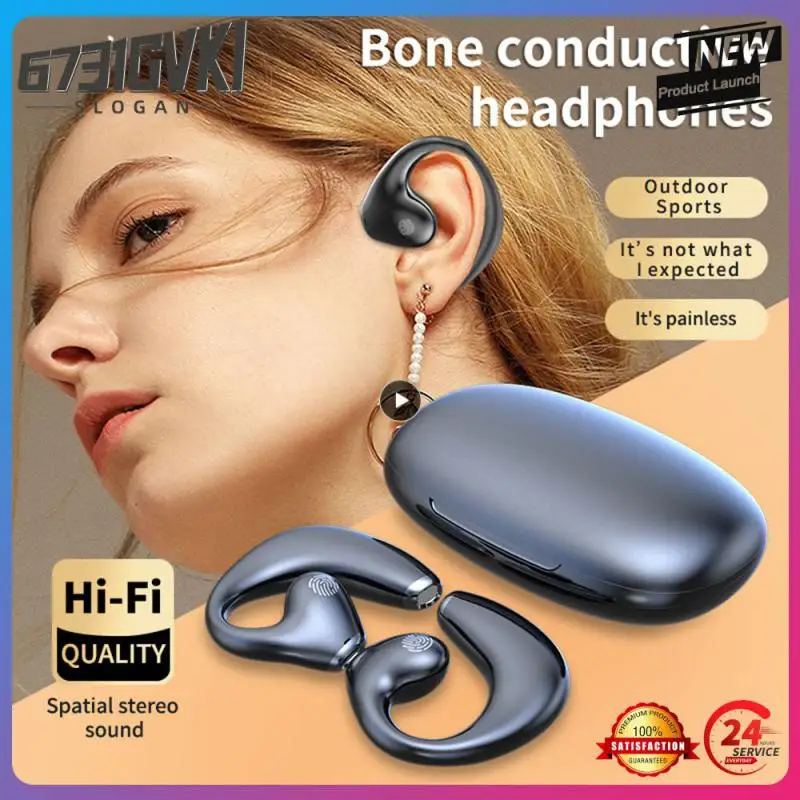 Wireless Headset Not Into The Ear To Wear Comfort Undistorted No Sense Of Invasion Long Endurance Universal Earphones