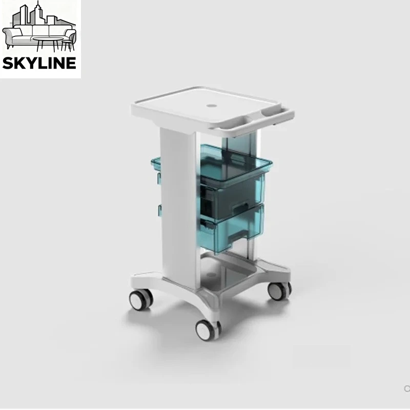 Acrylic Salon Trolley Cart Medical Beauty Salon Aesthetic Auxiliary Cart Simple Beauty Instrument Organizers Trolleys - view 3