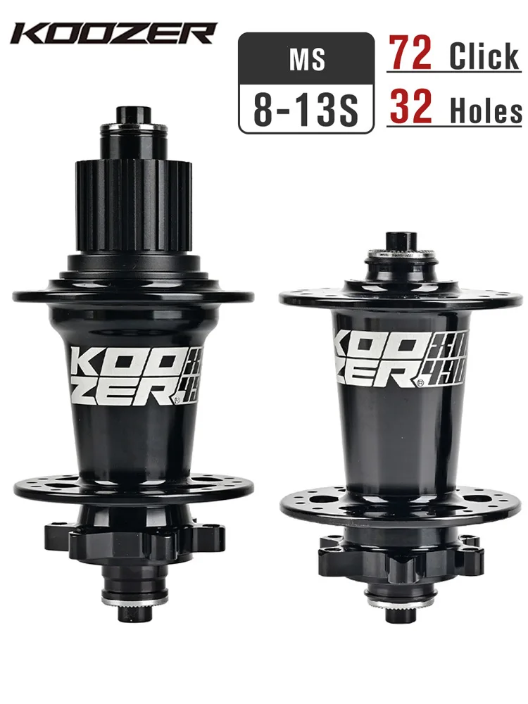 

KOOZE XM490 Pro Bicycle Hubs Koozer Micro Spline 12v 32 Hole Mtb Cube 4 Bearings 6 Pawls 72Click Noise Hub for Shimano 12 Speed