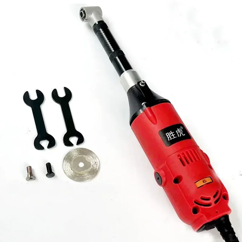 90 grados 350W joyería no ajustable codo eléctrico de madera Motor de grabado amoladora molde máquina pulidora herramienta de limpieza de azulejos de cerámica