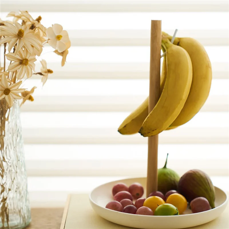 ABBP-Fruit Bowl Banana Hanger Fruit Basket Simple Desktop Storage Tray Living Room Home Porch Key