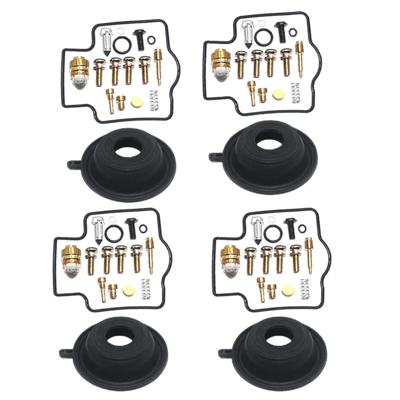 

NEW 4 Sets Carburetor Repair Rebuild Kit with Diaphragm Fit for Yamaha YZF600R 1997-1999 2000 2001 2002 2003 2004 2005 2006 2007