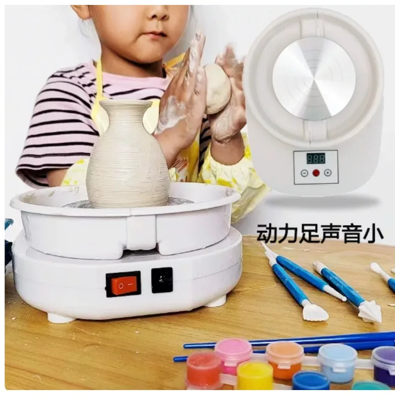machine-a-poterie-electrique-pour-enfants-kit-d'outils-en-ceramique-pour-argile-souple-jouet-educatif-pour-la-maison-creation-artistique-et-artisanale-manuelle