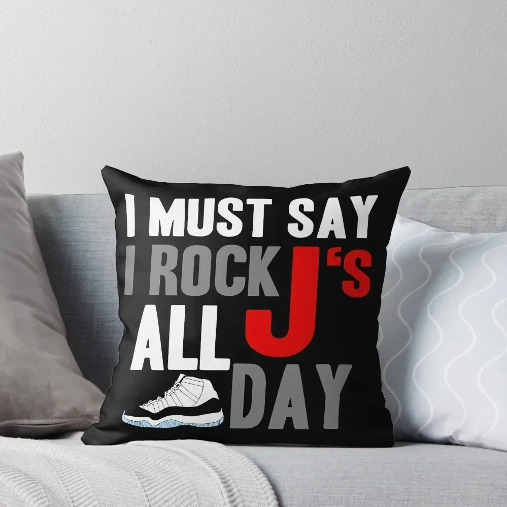 

Rock JS All Day Cords Throw Pillow Cushion Cover Luxury Christmas Pillowcase Ornamental Pillow luxury home accessories pillow