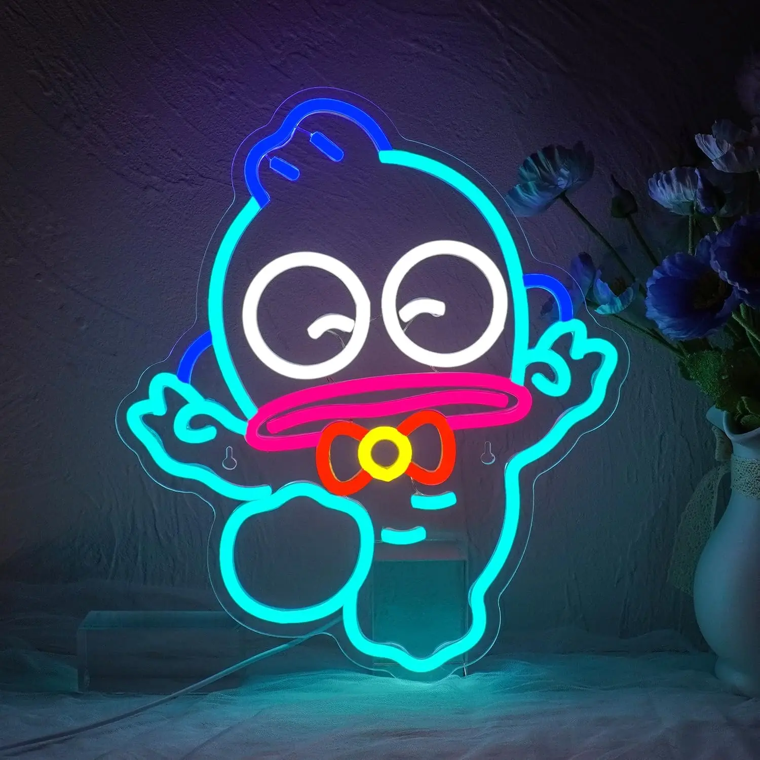 

Cartoon Fish Neon Sign Dimmable Neon Lights for Bedroom Living Room Game Room Man Cave Party Decor Aesthetics Draw Birthday Gift