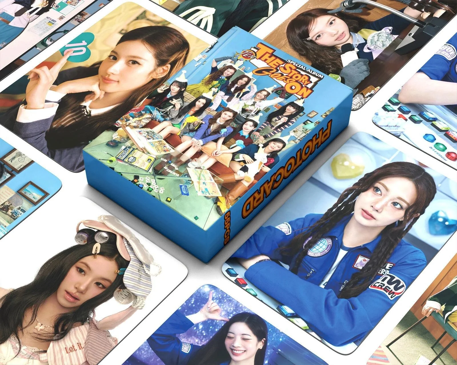 55Pcs 10th Lomo Cards Photocards HD Fans Collection Cards Decorative Present Gifts