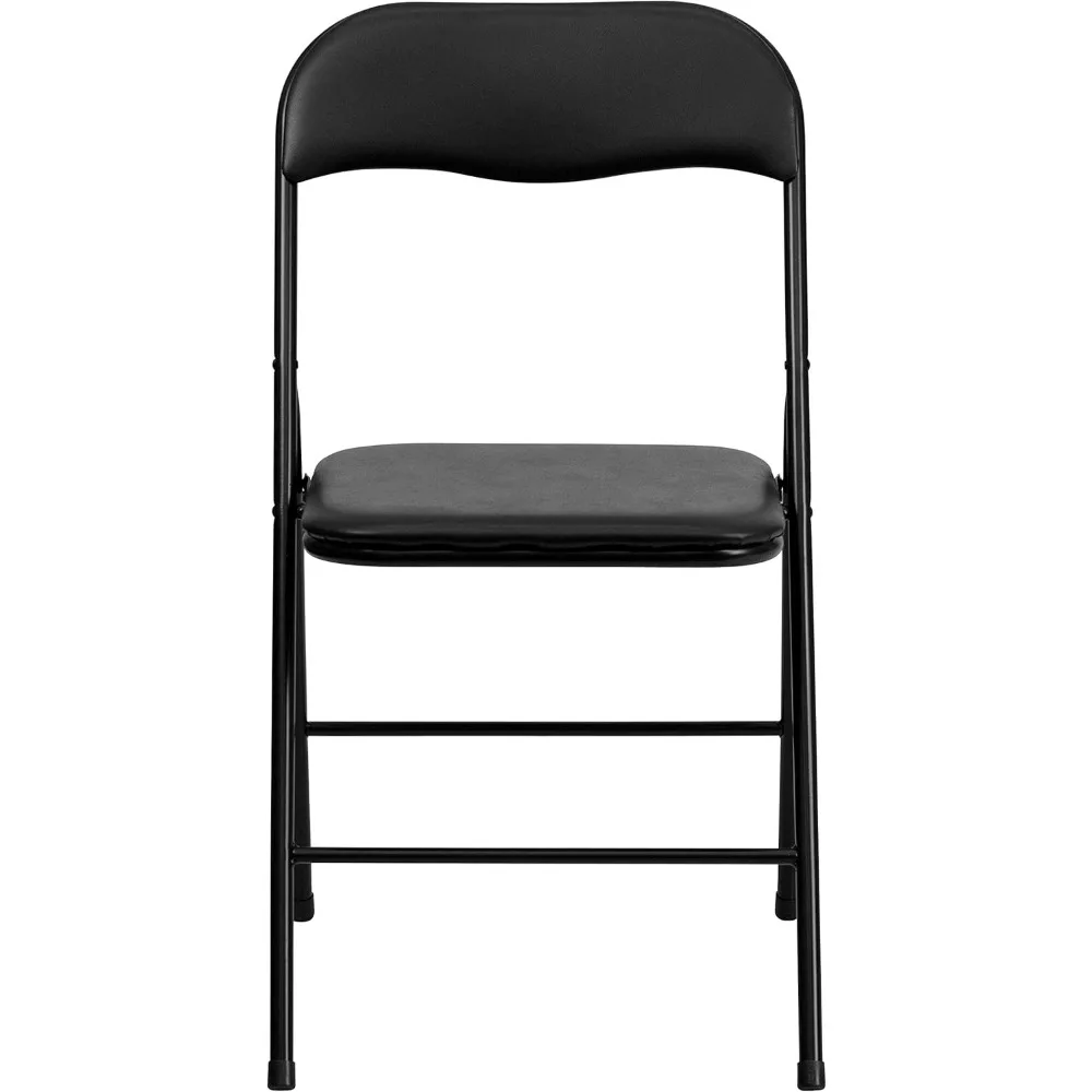 Folding Card Table and Chairs Set for 4, Portable Square Table with Padded Seats, Multipurpose Folding Furniture for Outdoor and