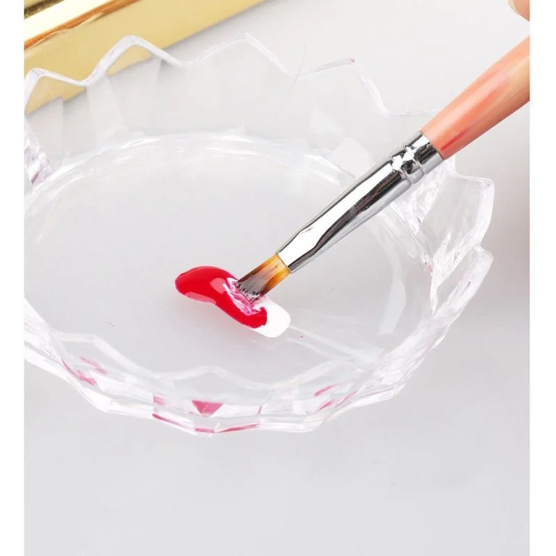 ที่วางแปรงทำเล็บ กล่องเก็บอุปกรณ์ทำความสะอาด ถาดใส่ของ กล่องเก็บของ ถาดใส่เครื่องประดับตกแต่งเล็บ กลิตเตอร์  สำหรับจัดแสดงอุปกรณ์ทำเล็บ