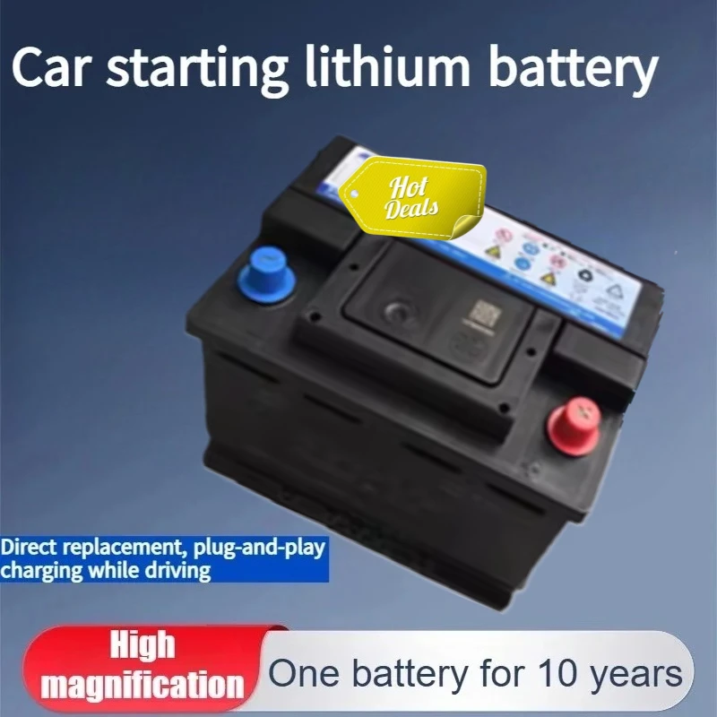 

12V Lithium Car Battery Maintenance-Free High Capacity AGM Start-Stop Replacement Lead-Acid To Lithium Starter Power Supply