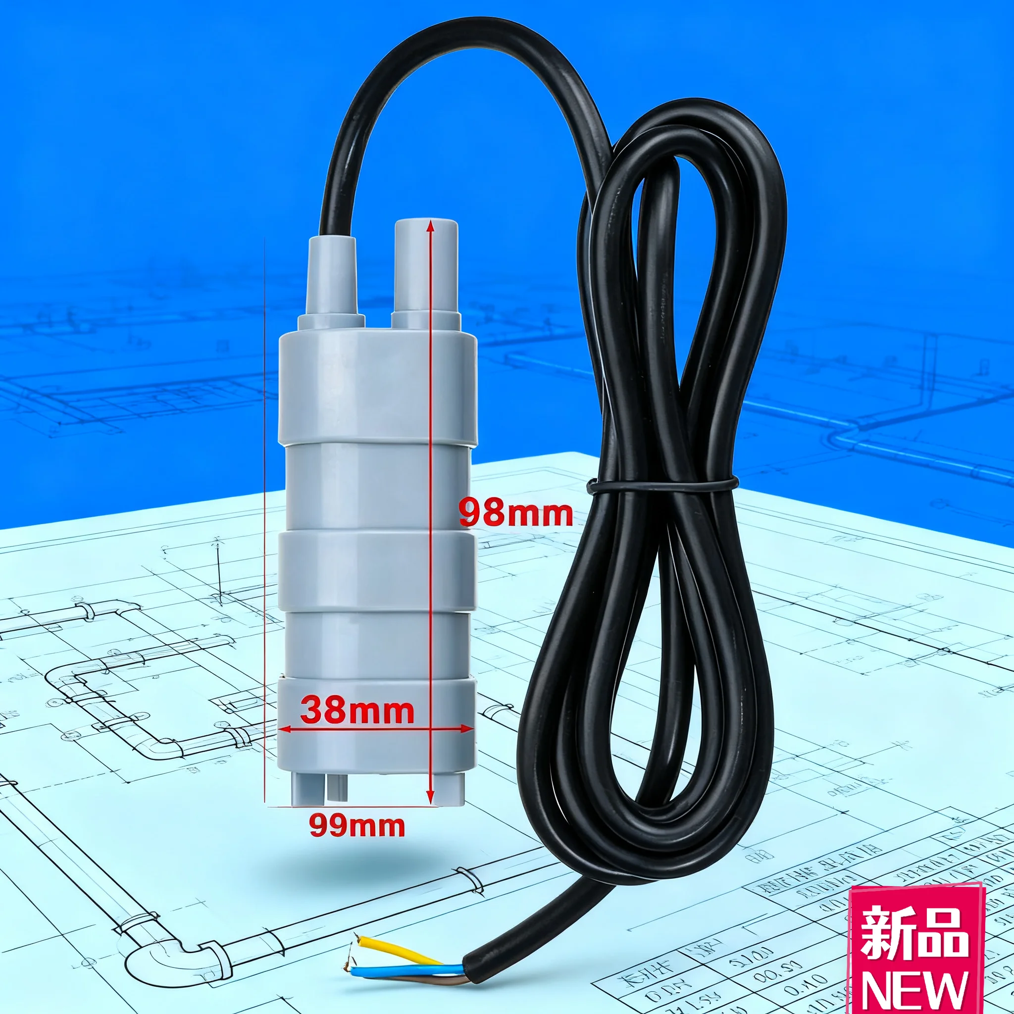 DC 12V High Pressure RV DC Submersible Water Pump Micro Motor Water Pump For Garden Fountain Aquarium Summer