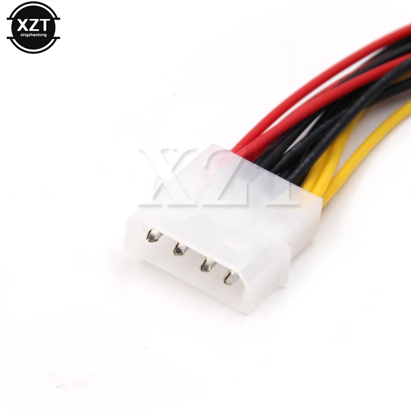 High Quality 4Pin IDE Power Cable for Computer 4 Pin Molex Male to 3 Port Molex IDE Female Power Supply Splitter Adapter