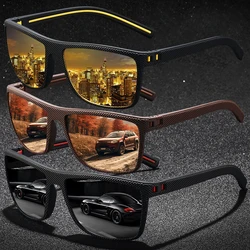 3Pieces Vintage Check Pattern Sunglasses For Men Women Fishing Driving Fashion Square Brand Design Sun Glasses