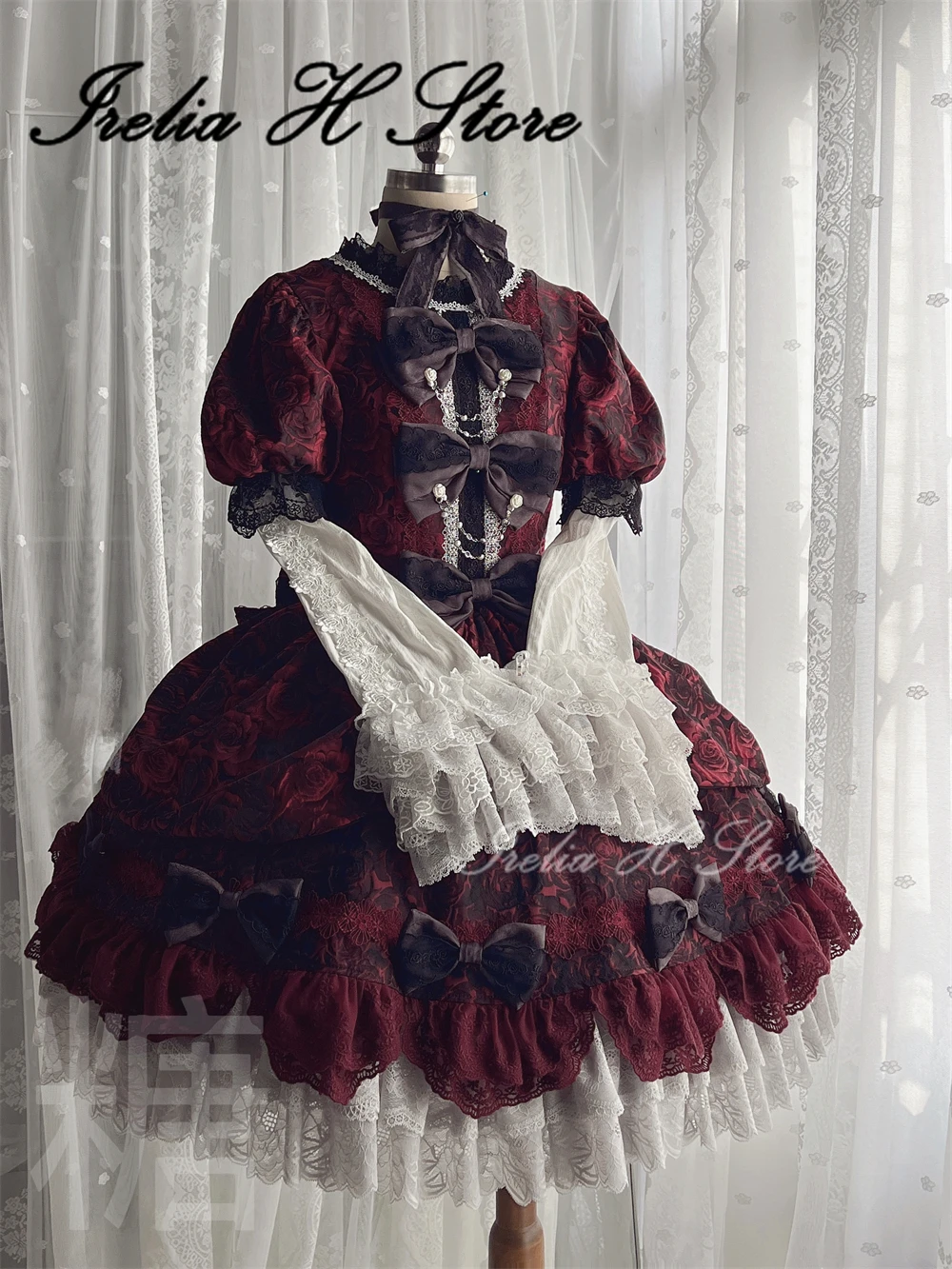 

Irelia H Store Kirishiki Sunako Cosplay Costume Women Corpse Demon or Death Spirit Halloween Cosplays Anime Lolita Dresses Cust