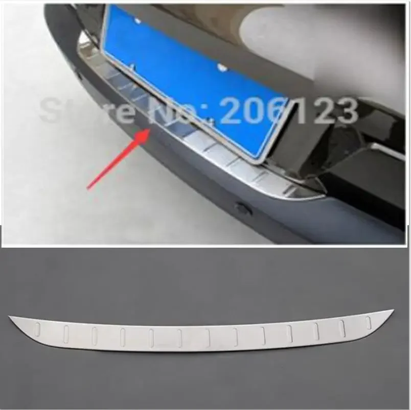 

Outside Rear bumper protector trunk scuff plate step cover 1pcs For Volkswagon Tiguan 2015 2014 2013 2012 2011 2010