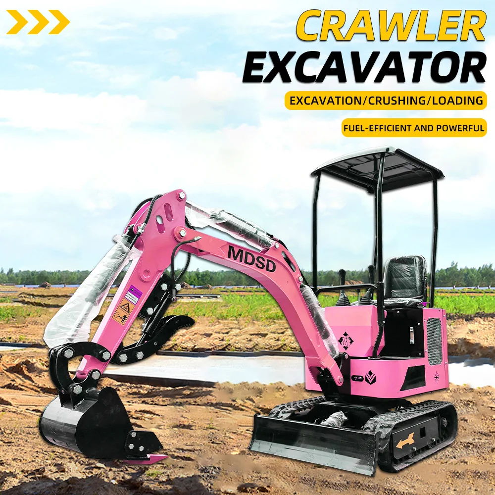 جميع التضاريس 3 طن حفارة صغيرة حفار هيدروليكي صغير مع المرفقات حفارة صغيرة لمشروع الري مزرعة البناء