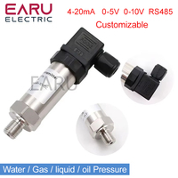 4-20mA 0-5V 0-10V RS485 Output -1-400Bar G1/4 Vacuum Pressure Transmitter Transducer Sensor Controller 0.5% FS High Precision