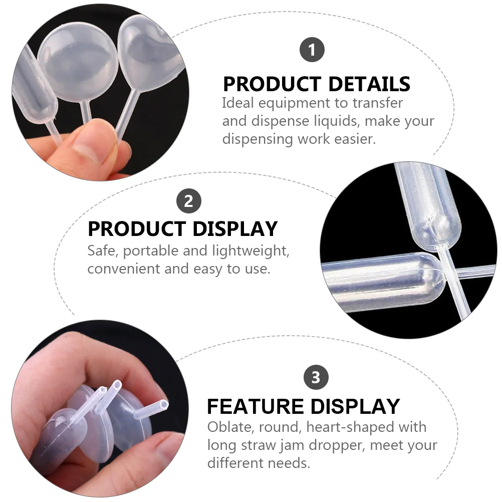 150 шт. плоская пипетка для инъекций соуса, пипетка для варенья, прямоугольные пипетки, соломенный пластик