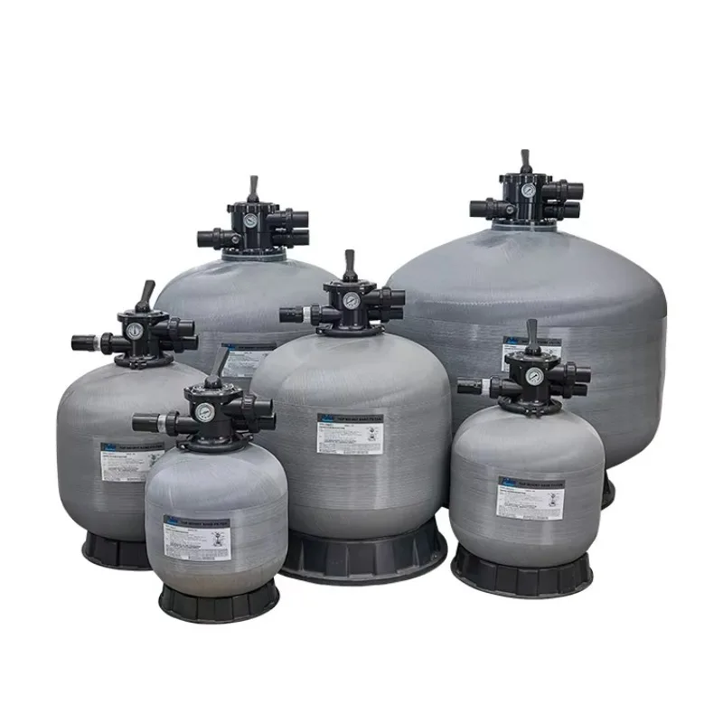 2026 new Pikes Factory Wholesale Fiberglass Sand Filter Tank Efficient Swimming Pool Filtration System