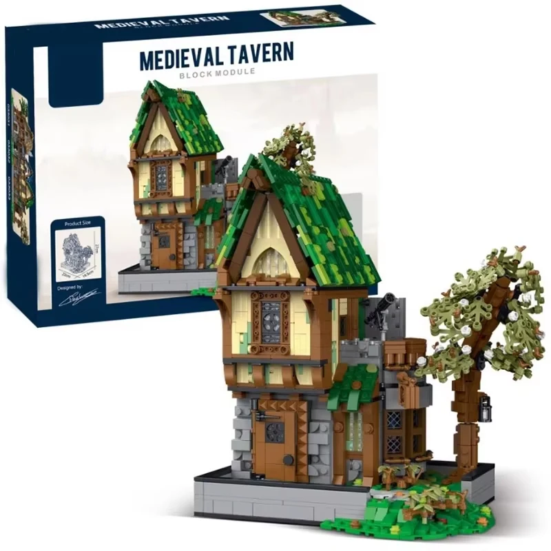 boutique-de-forgeron-medievale-maison-magique-taverne-–-blocs-de-construction-moc-ensemble-de-briques-vue-sur-rue-urbaine-ornements-de-bureau-pour-adultes-jouet-diy-cadeau
