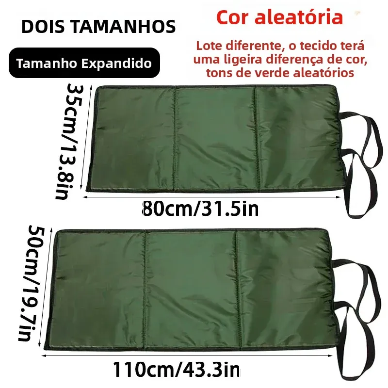 Tapete Portátil Dobrável para Desenganchamento de Peixes, Triplo Dobrável com Almofada de Espuma Respirável, Dois Tamanhos, para Pesca ao Ar Livre, Camping