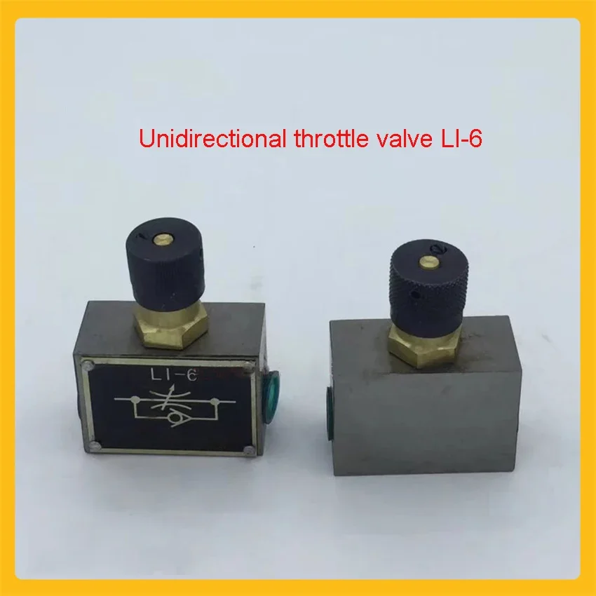 Hydraulic One-way Throttle Valve LI-6 Sawing Machine Throttle Valve