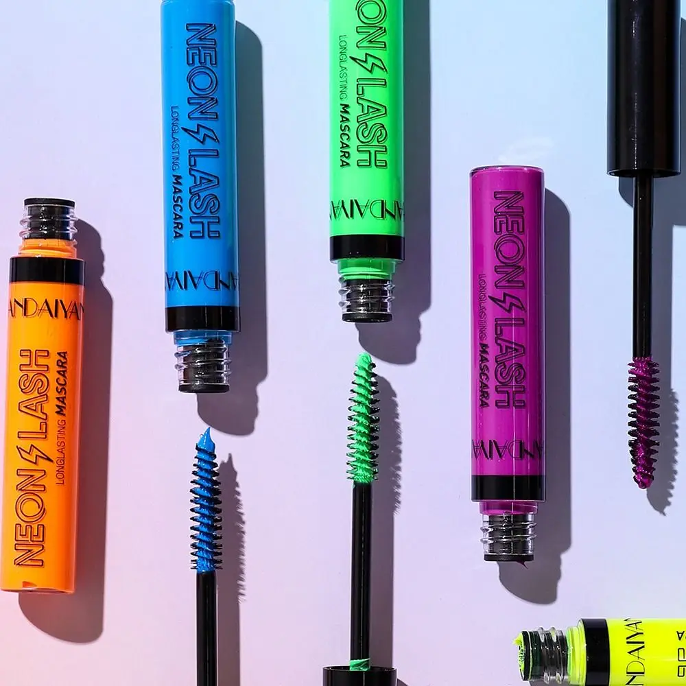 Mascara structurels ent à séchage rapide sans bavure, extension de cils, lumière UV, 6 couleurs, optique de curling