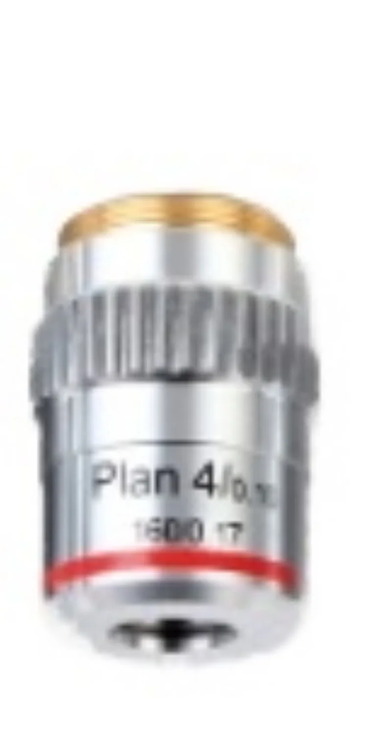 Objectif achromatique 4X avec anneau moleté PA4XK-V300, recommandation pour la photographie macro, AmScope