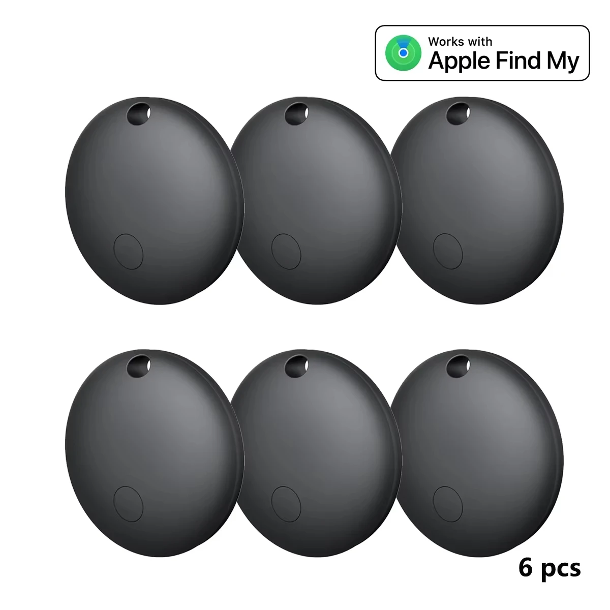 AliExpress NONE Mini GPS Tracker for Apple iOS, Find My Compatible Smart Bluetooth Locator, Wallet Bike Bag Anti-Lost Tag Finder