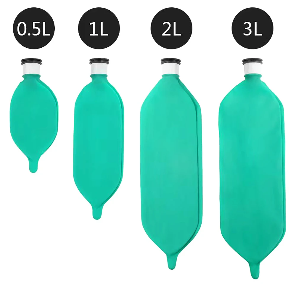0.5L/1L/2L/3L Latex-Free Airbag Anesthesia Breathing Bag For Breathing Circuit Anesthesia Machine Respirator Air Sac 1pc