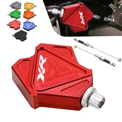 XR Logo Motorcycle Accessories CNC Stunt Clutch Lever Easy Pull Cable System For Honda XR230 XR250 XR400 MOTARD XR 230 250 400