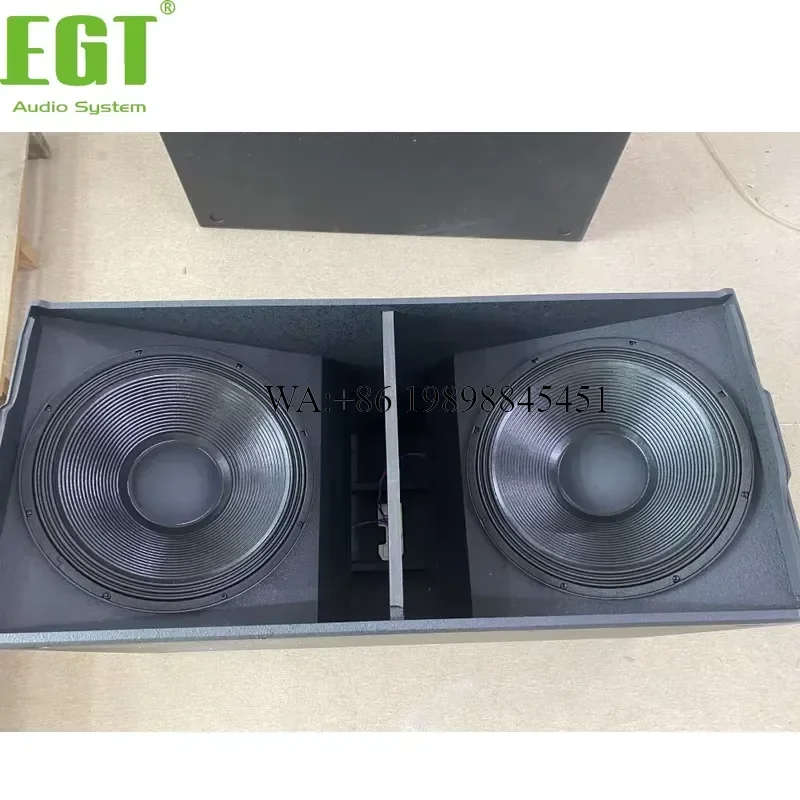 WMWMNU Factory Direct Portable Subwoofer with Trolley and Wheels 1200W Peak Power Rugged Tour-Grade Finish