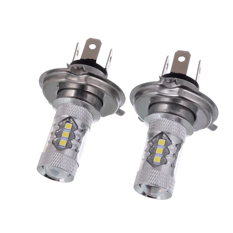 Phares-Feux de Croisement et de Route LED Super Lumineux, Feux de Brouillard Automobile, 100 K, 20smd, 6, H4, H7