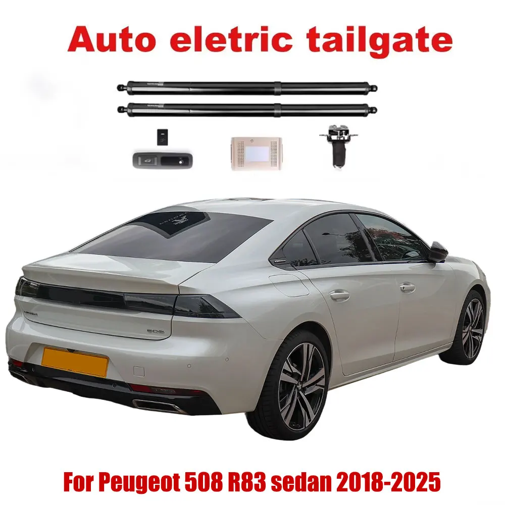 

Для Peugeot 508 R83 седан 2018-2025: Модуль автоматического электрического замка багажника с функцией подъема и системой закрытия Power Liftgate