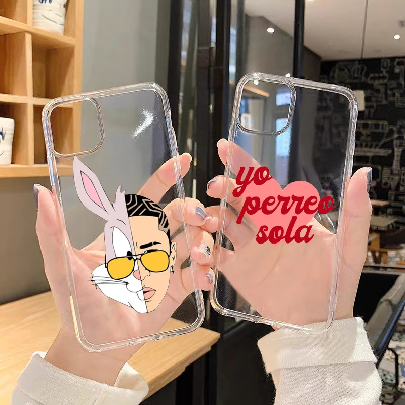 Yo Perreo Sola Bad Bunny Maluma Soft Silicone Phone Case for IPhone 12 13 Mini 11 14 15 Pro Max X XS MAX 7 8 14Plus XR SE2 Funda