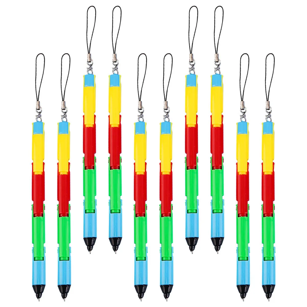 

10 Pcs Fold Pens Bendalble Writing Folding Bendable Ball Point Foldable Stationery