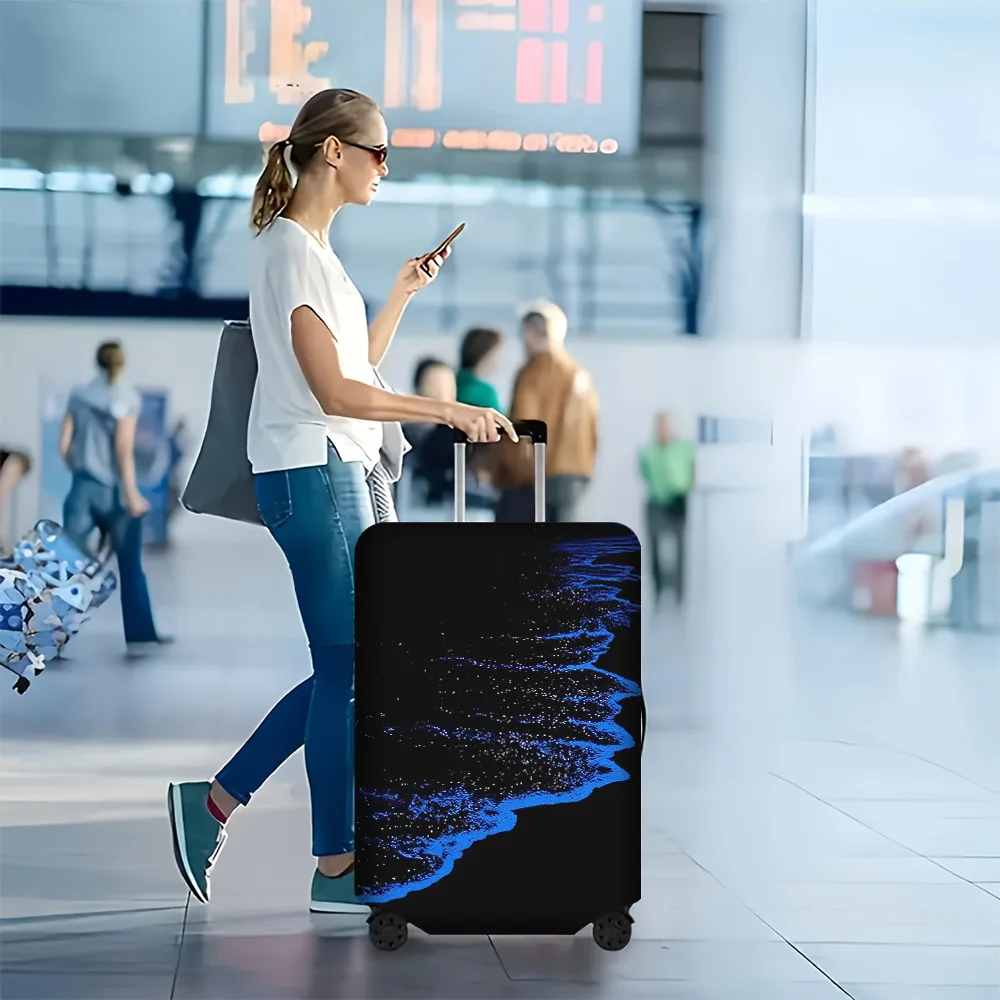 capa-de-bagagem-com-estampa-ondulada-azul-eletrico-1-peca-para-tamanhos-de-bagagem-de-18-a-32-polegadas-acessorios-de-viagem-elasticos-e-a-prova-de-poeira-para-uma-protecao-eficaz