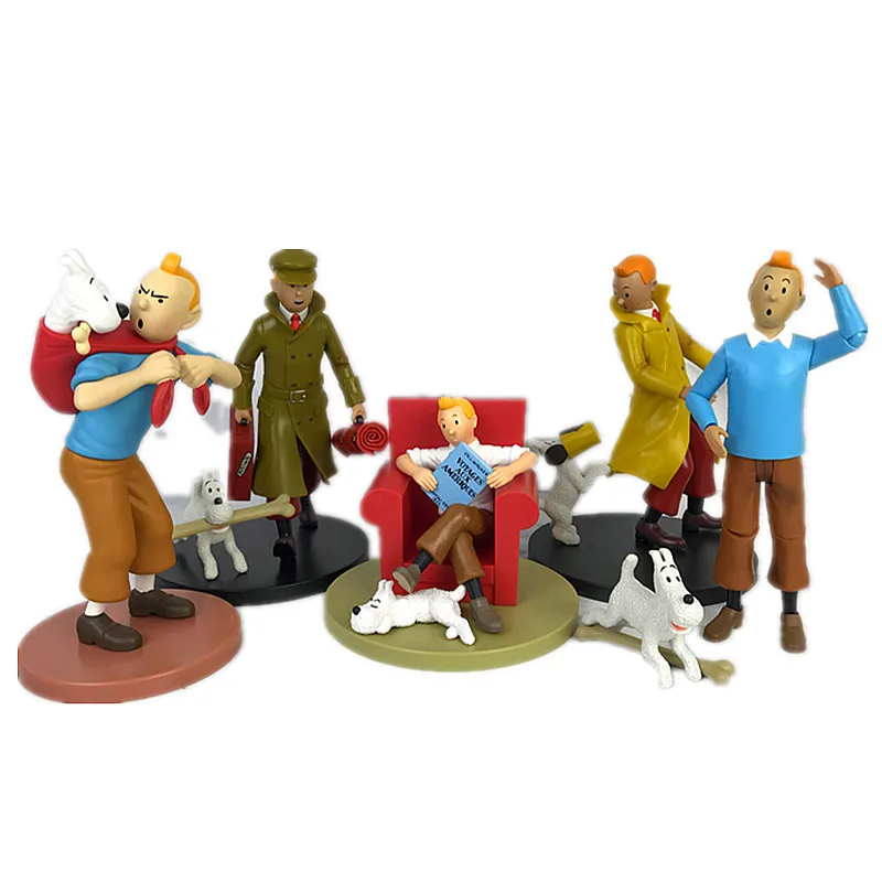 Auf Lager Anime Dingding Hund Kapitän Handgemachte Modell Puppe Figur Desktop Ornament Sammlung Spielzeug Kinder Geburtstag Geschenk