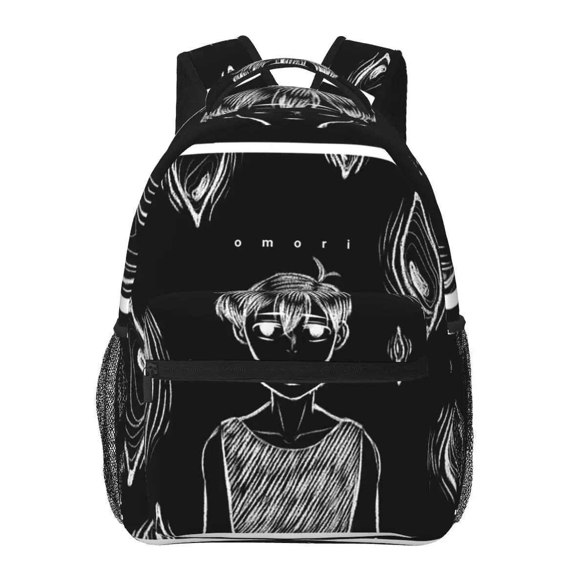 

Omori Sunny Backpacks Boys Girls Bookbag Students School Bags Cartoon Laptop Rucksack Shoulder Bag Large Capacity