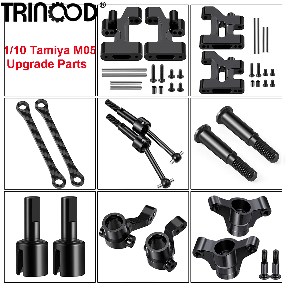 TRINOOD Diff Cup Vorder- und Hinterachse Schwingarm CVD Antriebswelle Body Post Mount Lenkungscup für 1/10 Tamiya M05 Upgrade-Teile
