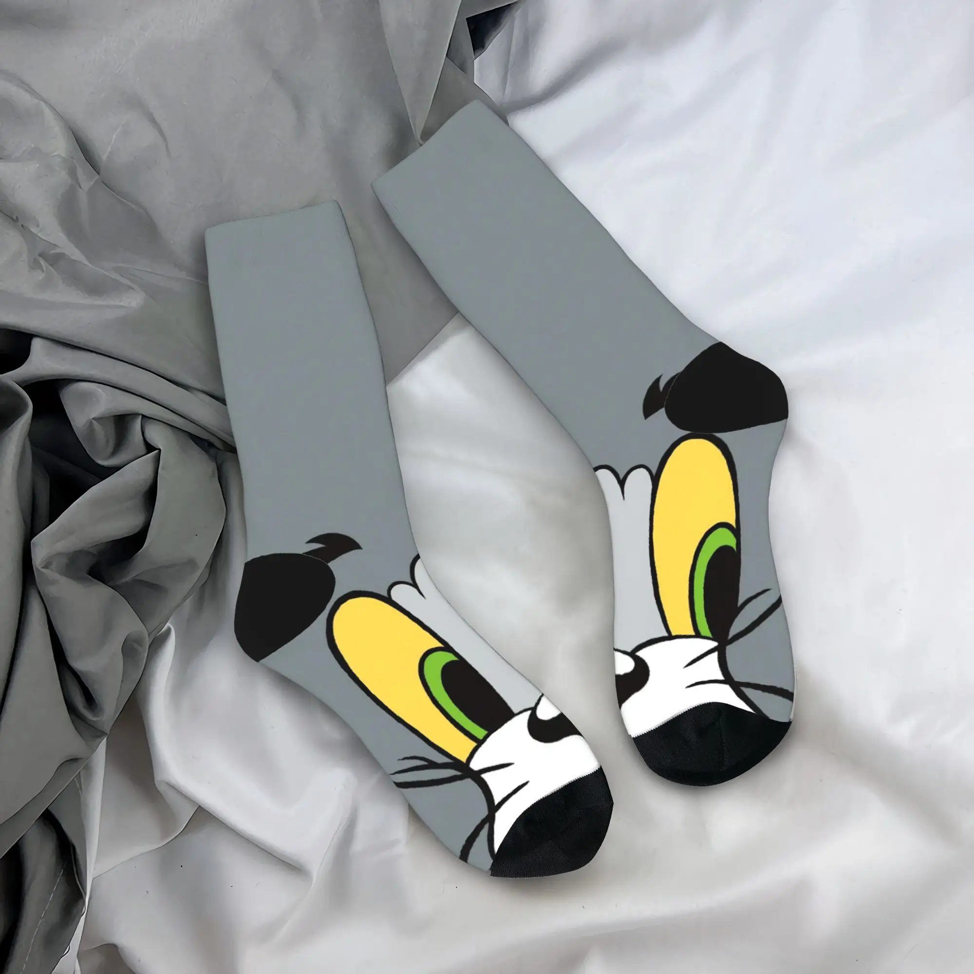 Calcetines Good Friends Jerrys y Toms, medias estampadas, calcetines antideslizantes para parejas, calcetines de escalada informales transpirables para primavera