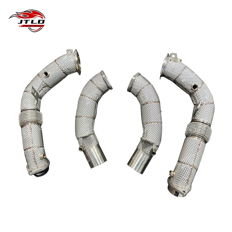 304 Stainless Steel Exhaust Pipe High Flow Exhaust Downpipe For BMW M850i